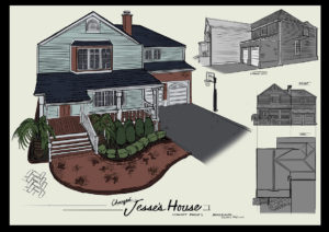 Jesse's house, exterior
